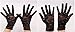 VIVIANSBRIDAL Women's 2018 Short Elegant Lace Wedding Gloves (Black)