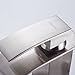 FAUMIX Single Handle Bathroom Vanity Sink Faucet Lavatory Waterfall Mixer Tap, Brushed Nickel