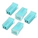 uxcell Cyan Plastic Female PAL Fuse 20A for Cars 5 Pcs