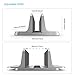 Vertical Laptop Stand [Adjustable Size], OMOTON Desktop Aluminum MacBook Stand with Adjustable Dock Size, Fits All MacBook, Surface, Chromebook and Gaming Laptops (Up to 17.3 inch), Graythumb 4