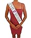 “It’s My 30th Birthday” White and Pink Glitter Satin Sash – Happy 30th Birthday Party Supplies, Ideas and Decorations- Funny Birthday