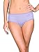 Shadowline Women's Hidden Elastic Nylon Hipster Panty 3-Pack Underwear, peri frost, 7