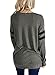 Miusolo Womens Casual Lightweight Color Block Long Sleeve Sweatshirt Tunic Tops