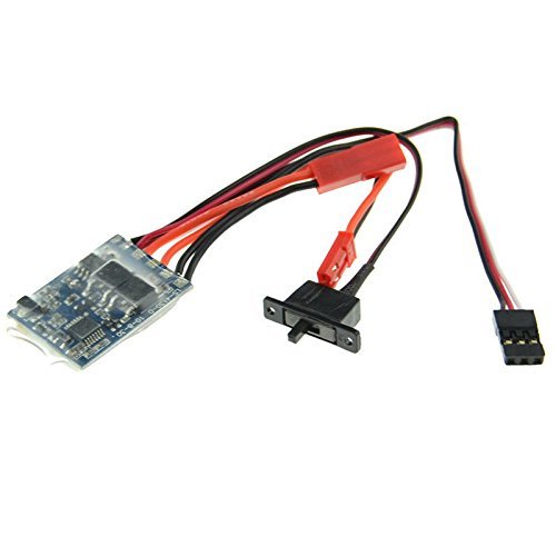 RC ESC 20A Brush Motor Speed Controller Switchable Brake for RC Car Boat Tank
