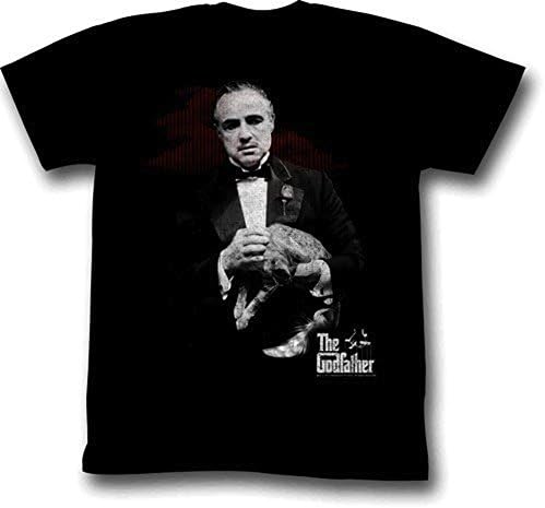 The Godfather Contemplation Adult Black T-Shirt