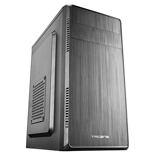 TACENS Anima ACM500, Caja PC Micro ATX+ Fuente de Alimentacion PC 500W, Minitorre Compacta, USB 3.0, Aluminio, Negro