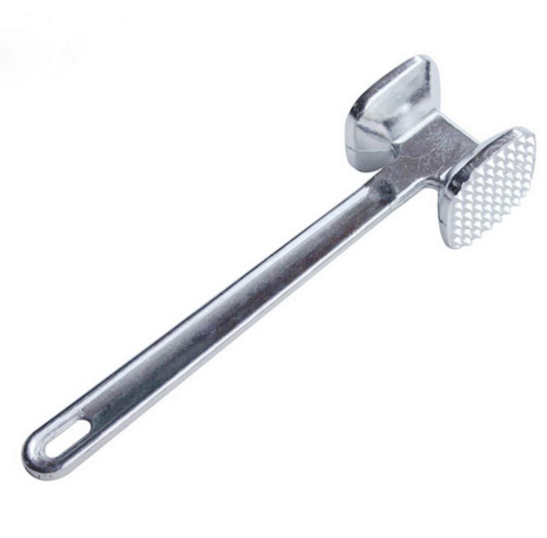 Ecloud Shop Double Sides Nails Meat Hammer Steak Hammer Grinder Hammer Mallet Tool Meat Tenderizer Steak Pounders Tool Baking Tools - 25cm