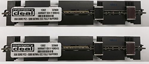 4GB (2 X 2 GB) RAM Memory for APPLE MAC PRO 2006 1st Gen 1,1 PC2-5300 ( 4 GB DDR2 667MHz ECC FB DIMM)