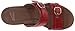 Dansko Women's Jessie Wedge Sandal, Red Full Grain, 39 EU/8.5-9 M US