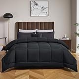 Bedsure Duvet Insert Full Comforter Black - All