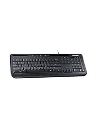 Microsoft, 600, Teclado con cable, color negro