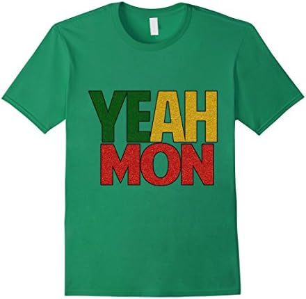 Men's Yeah Mon Jamaican Vacation T-Shirt 2XL Kelly Green