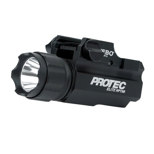 Nebo PROTEC Elite HP190 Weapon Light 190 Lumen LED with Strobe 5569 (Refurbished)