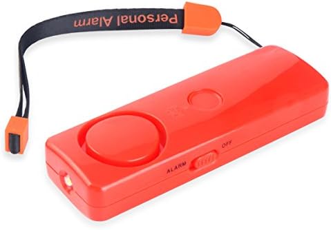 Personal Alarm, UTOPER 125DB SOS Emergency Alarm Anti-Theft, Anti-Rape Pocket Security Alarm with LED Flashlight for Woman/Elderly/Night Jogger/Explorer/Kids/Student (1-Pack, Red)