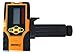 Johnson Level & Tool 40-6715 Two-Sided Laser Detector w/Clamp for Red Beam Rotating Lasers, Red Beam, 1 Laser Detector,Orange
