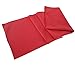 Deconovo Travel Sports Towel with Carry Bag, 27x51 Inch, Red
