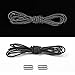 No Tie Reflective Shoelaces for Kids, Men, Women - Elastic Athletic Running Shoe Laces （2 Pairs）