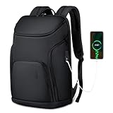 FENRUIEN Black Backpack Hold 15.6 Inch Computer USB
