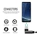 USB C Cable, 2-Pack 1FT 3.1A USB Fast Charge Cable Right Angle, Nylon Braided USBC Charge Cable for iPad Pro Air Mini Galaxy S20 S21 S22 Note 20 Google Pixel PS5 Switch Car
