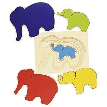 Goki Layers Elephant Puzzle (5 Piece)