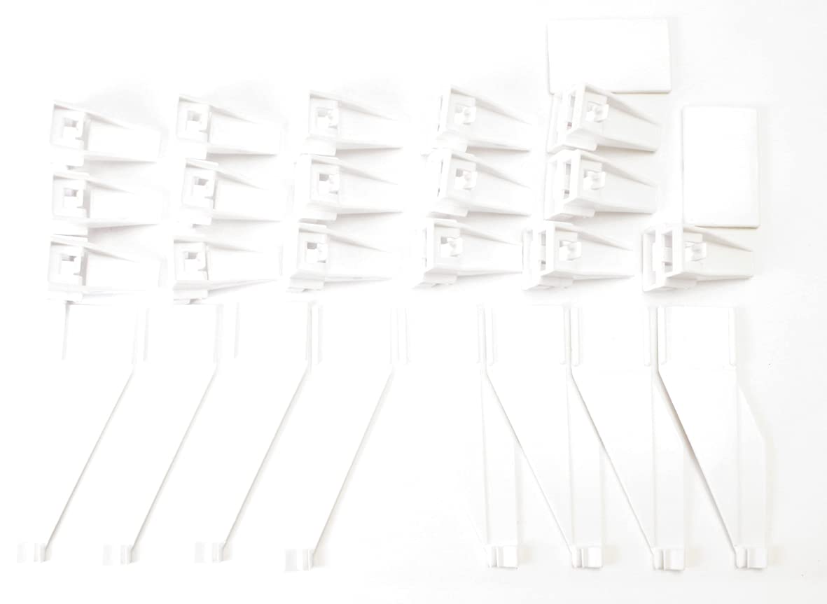 Carrera 20085219 Digital 124 16 Guardrail holders, 4 End, 2 Connecting pieces for track scale