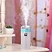 Ultrasonic Humidifier USB Car Humidifier Mini Aroma Essential Oil Diffuser Aromatherapy Mist Maker Home Office (Blue)