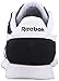 Reebok Royal Nylon Classic Fashion Sneaker, Black/Black/White, 7 M US