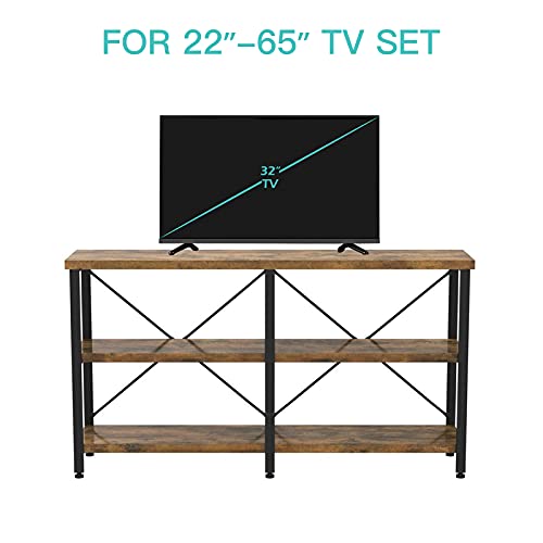 QEEIG Farmhouse Console Table 55" Extra Long Sofa Tables for Entryway