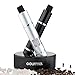 Gourmia GSP9410 Salt & Pepper Grinder Set – 2 in 1 Refillable Sea Salt and Peppercorn Mill Set With Easy Click Operation