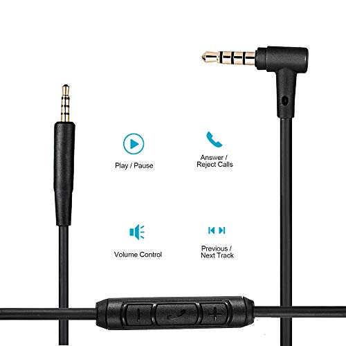 Cypher.V Replacement Audio Extension Cable Cord Wire,for Bose QuietComfort QC25 QC35 Soundlink Sound - //coolthings.us