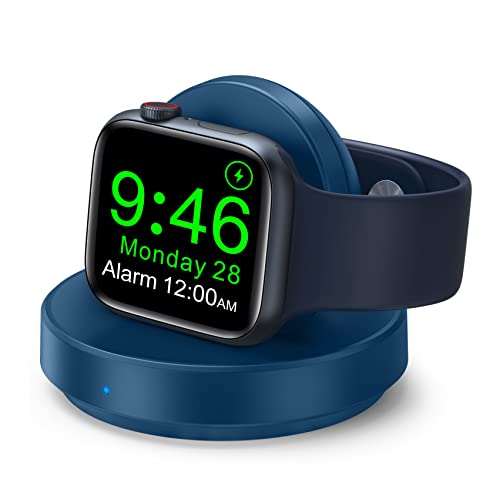 ZAPOGO Portable Magnetic Charging Dock for Apple Watch, Wireless Fast Watch  Charger Stand with Charging Cable,
