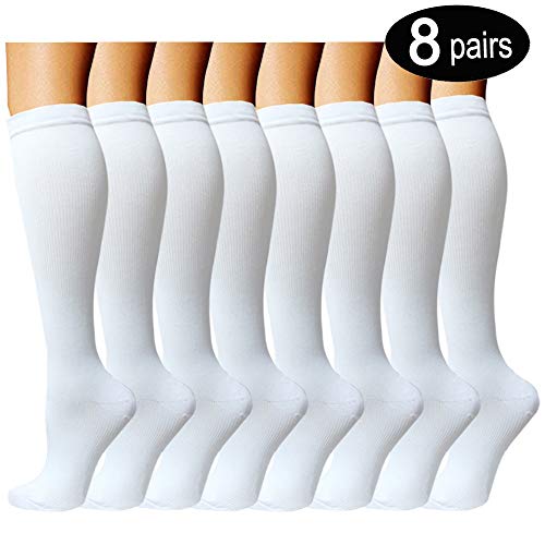 8 Pairs Compression Socks Women & Men -Best Medical