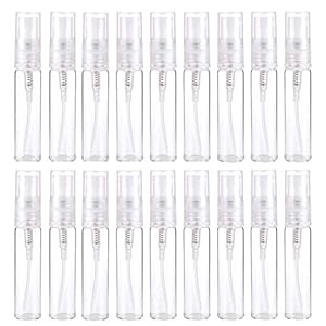 20-Pcs-Mini-Spray-Atomizer-Empty-Bottles-Portable-Mist-Plastic-Refillable-Sample-Bottle-Travel-Spray-Perfume-Bottles-with-Atomizer-Pump-for-Liquid-Makeup-Tool-3ml 20 Pcs Mini Spray Atomizer Empty Bottles, Portable Mist Plastic Refillable Sample Bottle, Travel Spray Perfume Bottles…