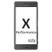 Orzly® - FlexiSlim Case for Sony Xperia X Performance Smartphone (2016 Model) - Super Slim (0.35mm) Protective Phone Cover in Semi Transparent White