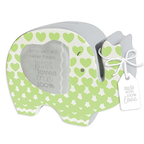 Enesco Grow In Grace Elephant Bank, 4"