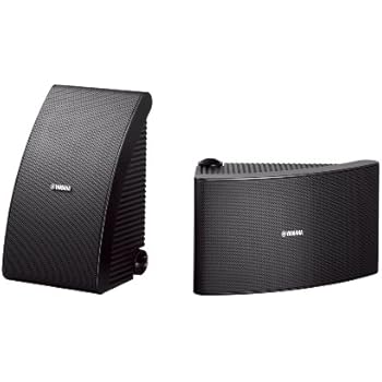 Yamaha Ns Aw992bl 180 Watt 8 Inch Cone All Weather Speakers 1 Pair Black