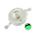 CHANZON 10 pcs High Power Led Chip on Board 3W Green (400mA - 500mA / DC 3V - 3.4V / 3 Watt) Super Bright Intensity SMD COB Light Emitter Components Diode 3 W Bulb Lamp Beads DIY Lighting