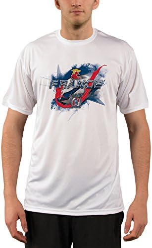 France Rugby Men's UPF 50+ Performance T-shirt XX-Large White