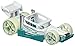 Hot Wheels 2017 HW Glow Wheels Bone Speeder 254/365, White
