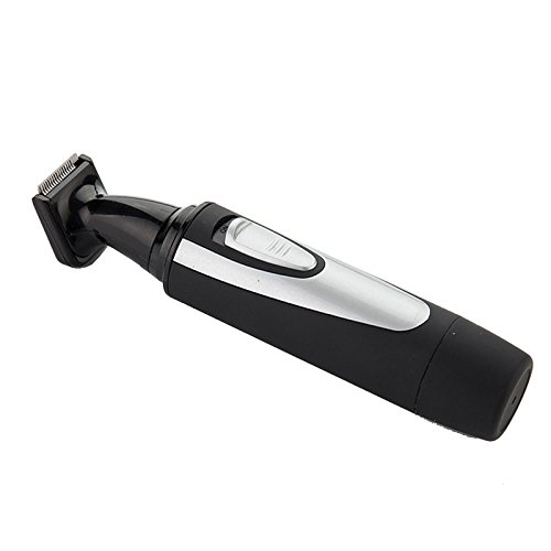 EDTara 2 in 1 Portable Battery Powered Ear & Nose Hair Trimmer Facial Hair Shaver Cleaner - Thumbnail 4