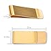 Qtopun Classic Cash Clips, Metal Credit Business Card Holder Money Paper Slim Clips for Women Men Office and Home (Silver+Copper)