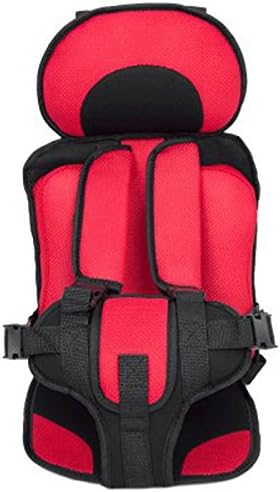 Popowbe Adjustable Baby Car Seat Safe Toddler Booster Seat Child Car Seats Portable Baby Chair In Cars For 9 Months To 6 Years Old Baby Small Red
