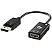 Rankie DisplayPort (DP) to HDMI Adapter, 4K Resolution Ready Converter with Audio, Black primary