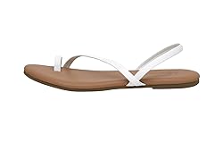 CUSHIONAIRE Women's Catalina toe ring Sandal with