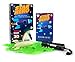 Glow in The Dark Stars with UV Star Booster Flashlight, 200 Stars, with Bonus Moon, 3D Space Rocket, and Mission Guide. Turn Every Night into a Stargazing Space Adventure. Decor for Kids Bedroom.