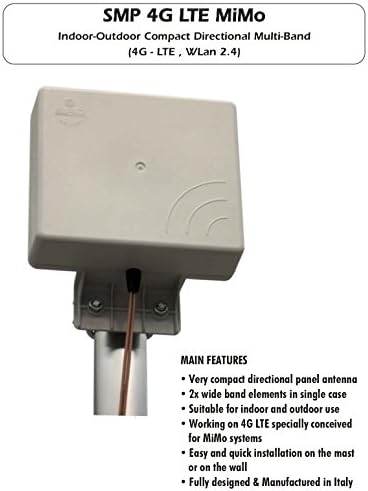 Sirio SMP MIMO 4G Multiband Directional Compact Panel antenna (4G LTE Wlan 2.4)