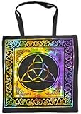 Tie Dye CelticTrinity Knot Charmed Triquetra Tote Shopping Bag