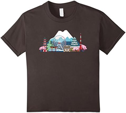 Kids Japan T-Shirt 10 Asphalt