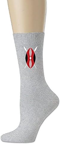 Kenya Flag Crew Socks Ash