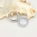 DIB Men Women 925 Sterling Silver Stud Earrings Hoop Huggie Gifts